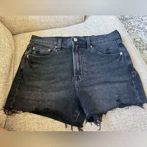 Gap Black Denim Shorts